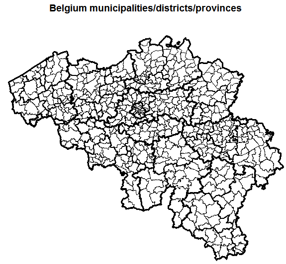 belgium municipalities